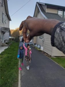 Nick and twins Angel and Faith