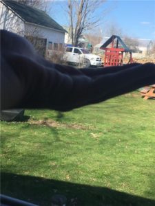 pp andrew sending dad off to work on video chat