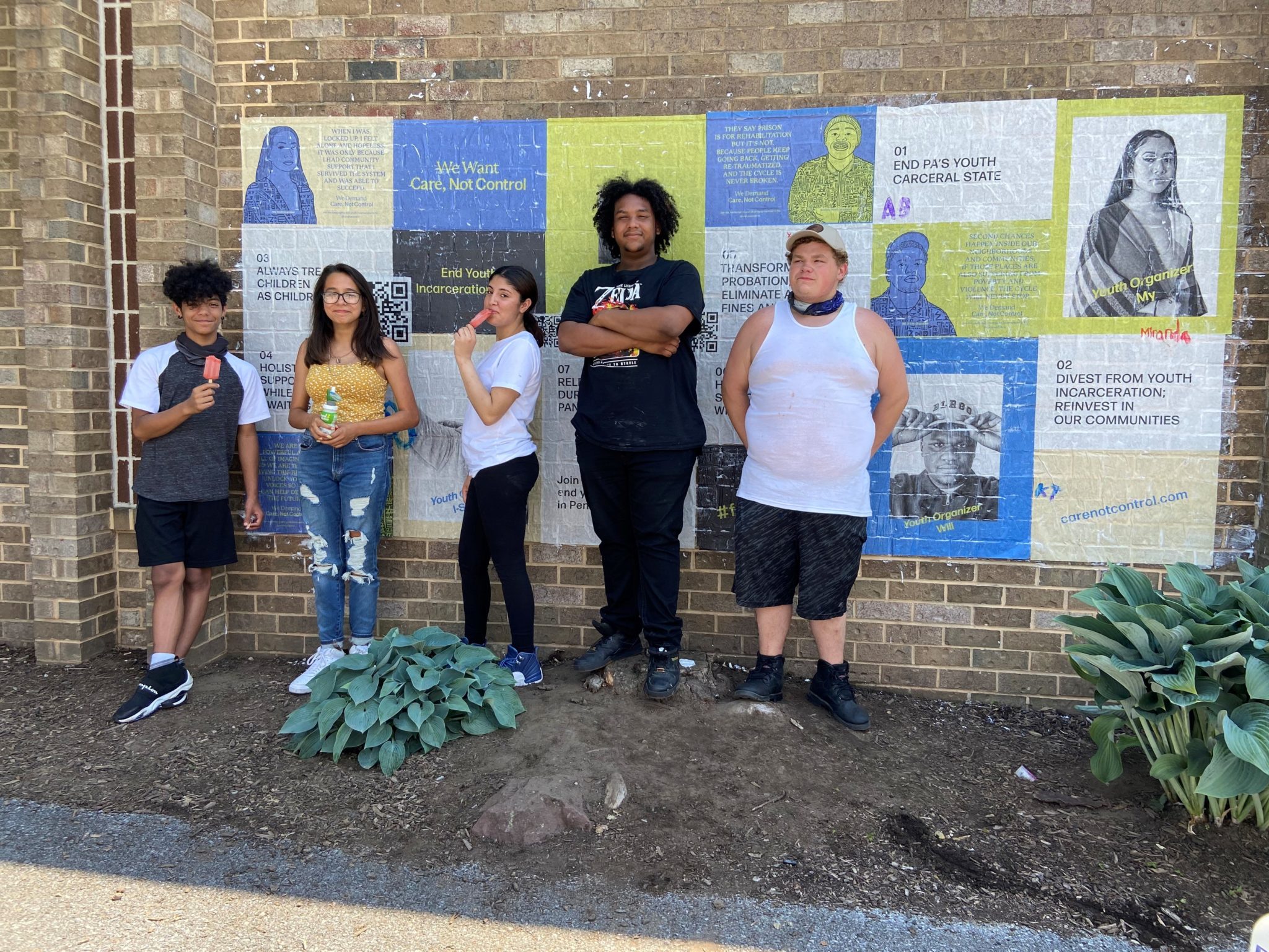 These Youths Represent the Justice Reform Reflected in the Mural They 